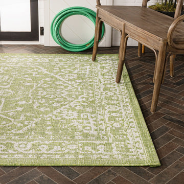 Malta Bohemian Medallion Textured Weave Indoor/outdoor Area Rug